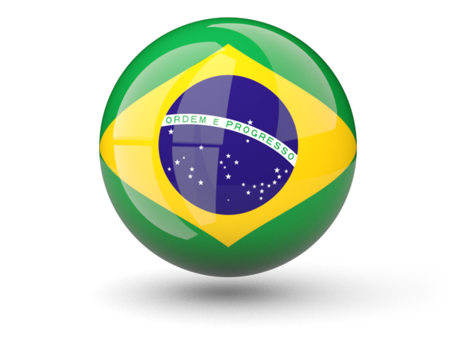Imagen de botón bandera de Brazil