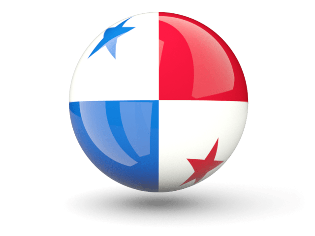 Imagen botón bandera de Panamá