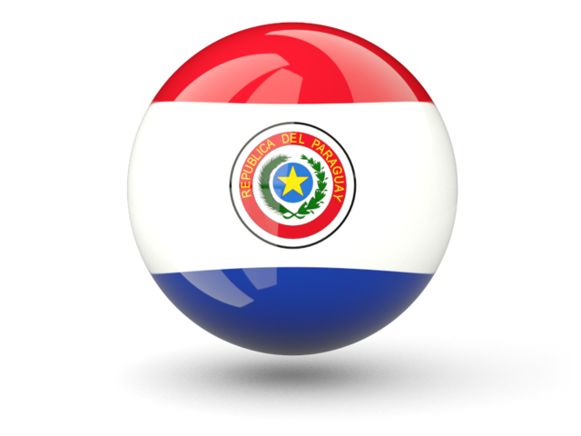 Imagen de botón bandera de Paraguay